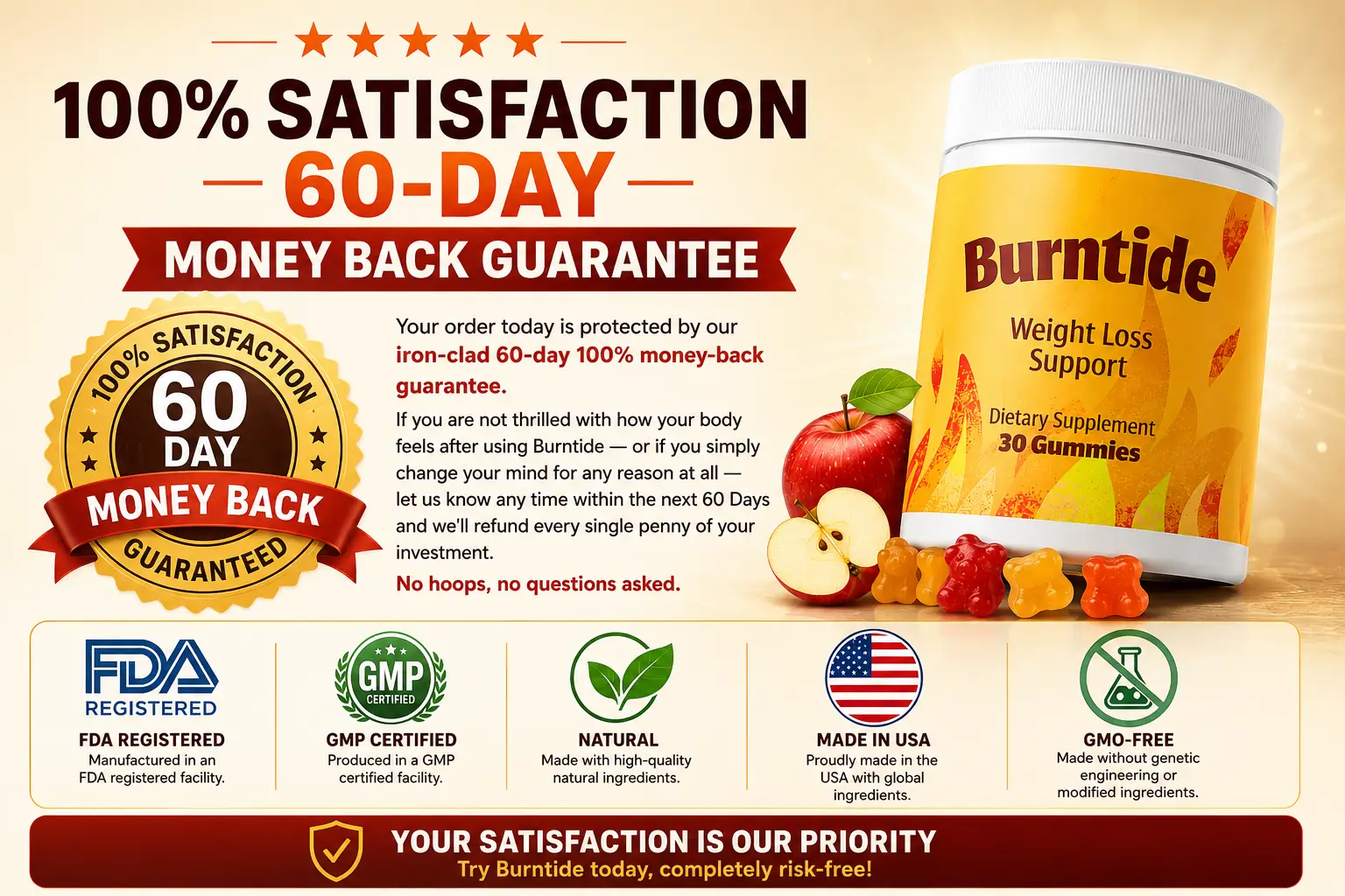 60-day money-back guarantee badge